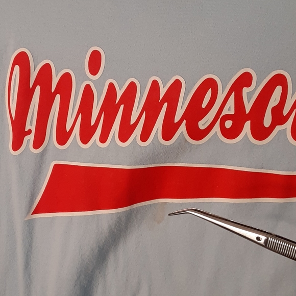 MINNESOTA Mens Lt. Blue T Shirt Gildan Size XL Short Sleeve Novelty Sports - Picture 2 of 4